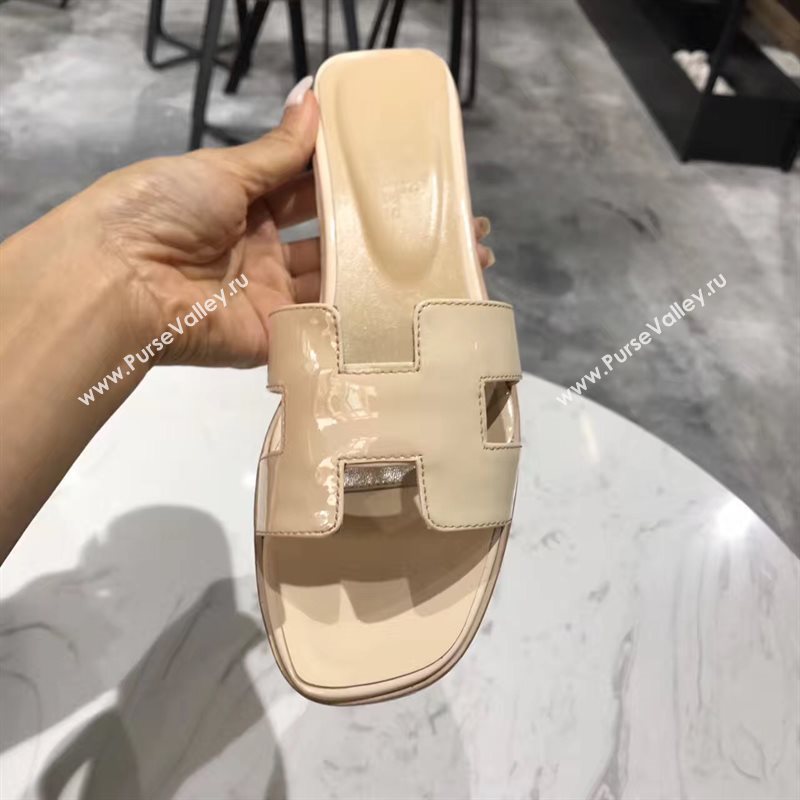 Hermes paint nude sandals shoes 4274