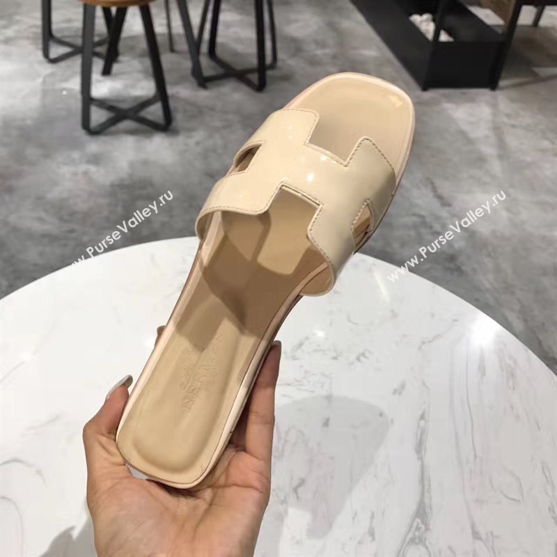 Hermes paint nude sandals shoes 4274