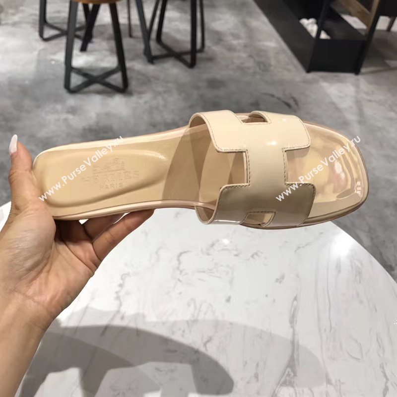 Hermes paint nude sandals shoes 4274