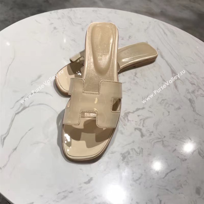 Hermes paint nude sandals shoes 4274