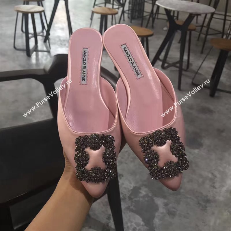 Manolo Blahnik MB pink sandals shoes 4280