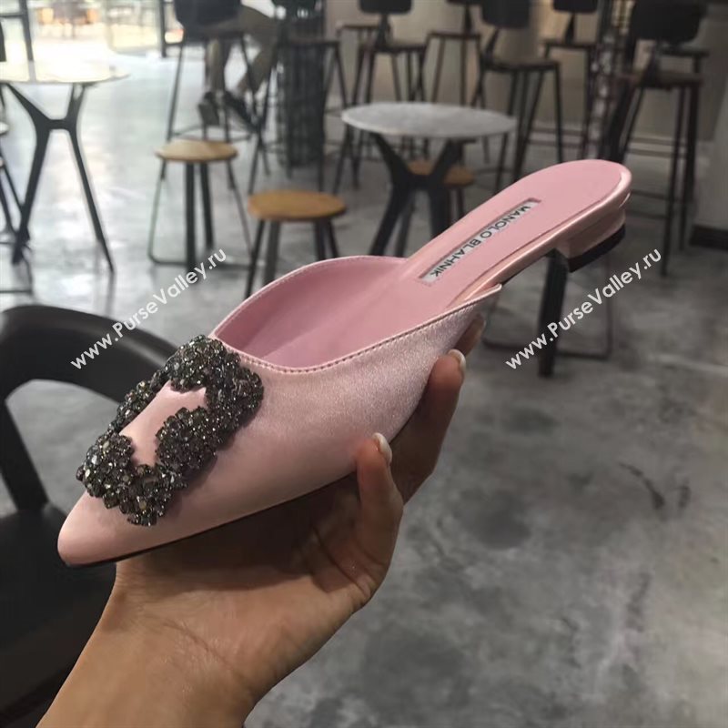 Manolo Blahnik MB pink sandals shoes 4280