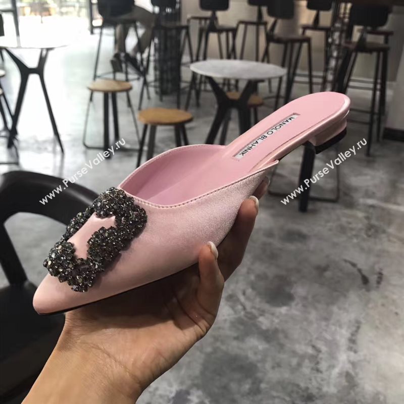 Manolo Blahnik MB pink sandals shoes 4280