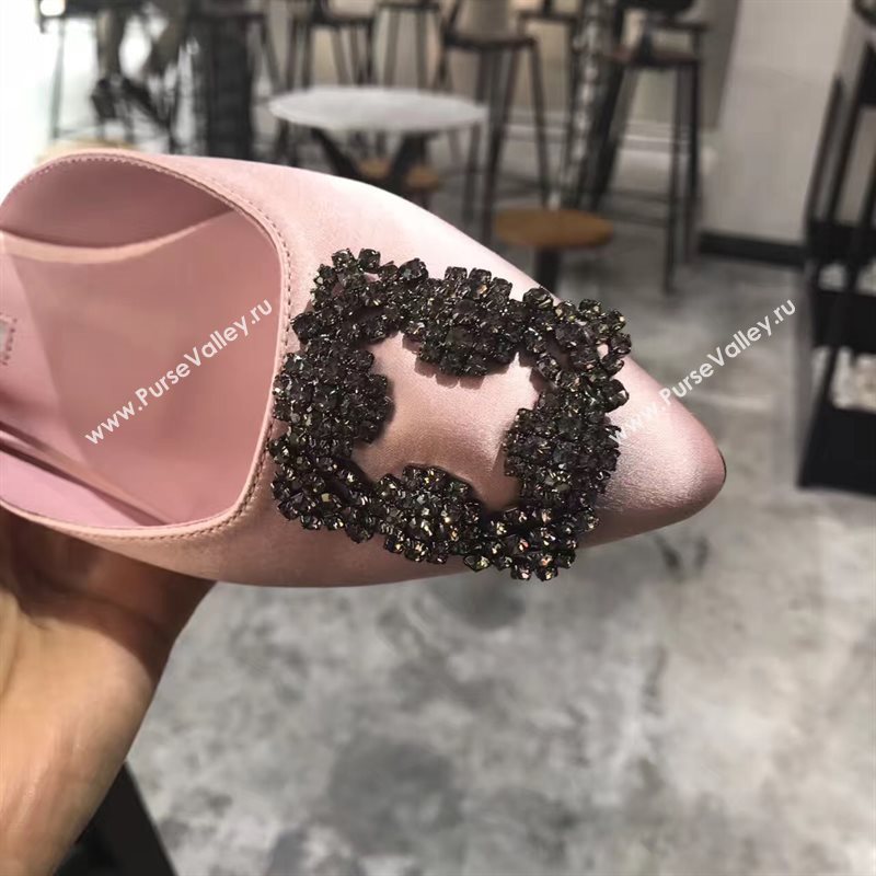 Manolo Blahnik MB pink sandals shoes 4280