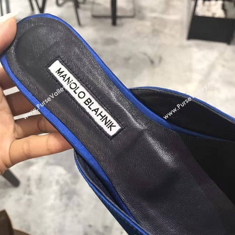 Manolo Blahnik MB blue sandals shoes 4282