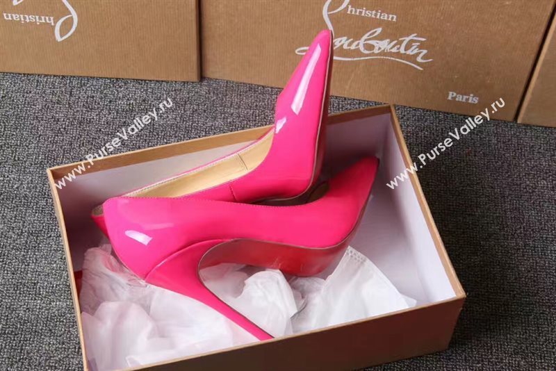 Christian Louboutin CL 11cm heels pink sandals shoes 4204