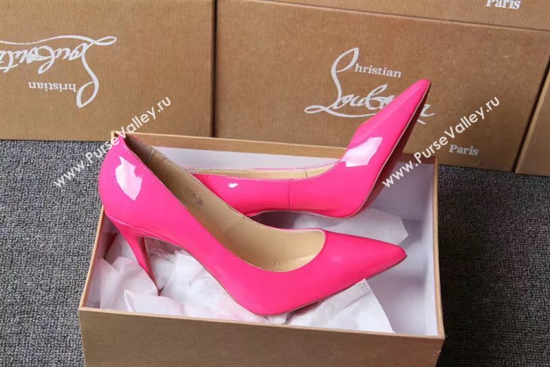 Christian Louboutin CL 11cm heels pink sandals shoes 4204