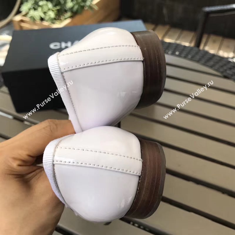 Chanel paint Ballet white shoes 4212