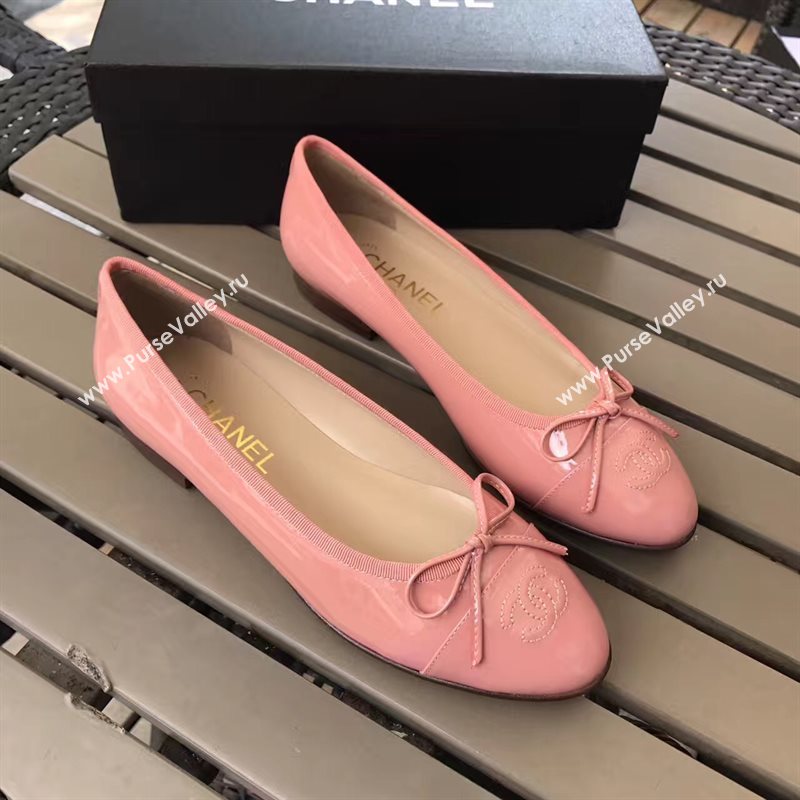 Chanel paint Ballet pink shoes 4214