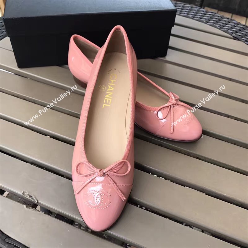 Chanel paint Ballet pink shoes 4214