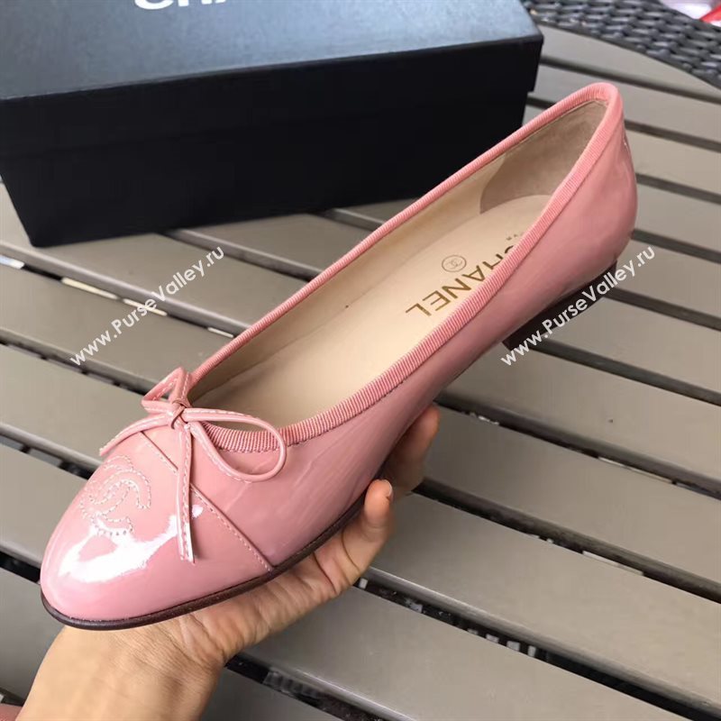 Chanel paint Ballet pink shoes 4214
