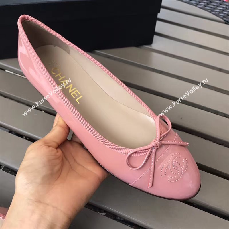 Chanel paint Ballet pink shoes 4214