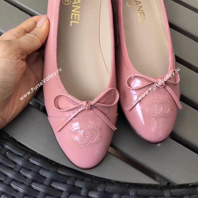 Chanel paint Ballet pink shoes 4214
