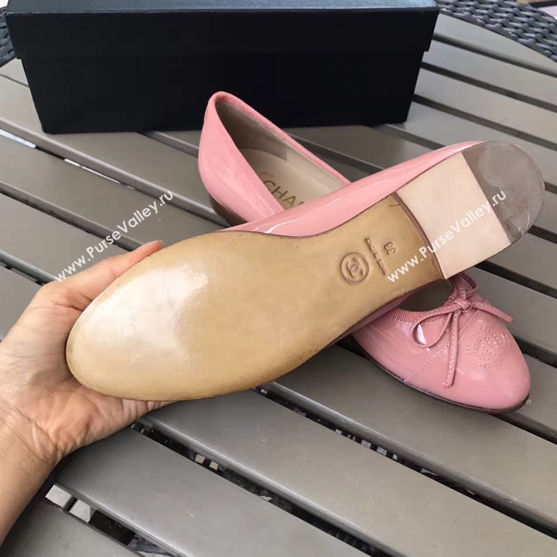 Chanel paint Ballet pink shoes 4214