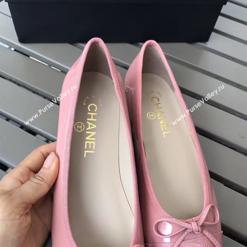 Chanel paint Ballet pink shoes 4214