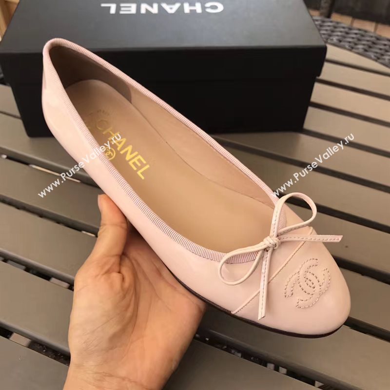 Chanel paint light Ballet pink shoes 4215