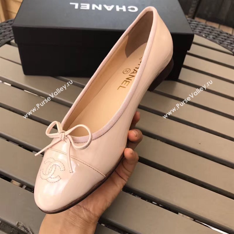 Chanel paint light Ballet pink shoes 4215