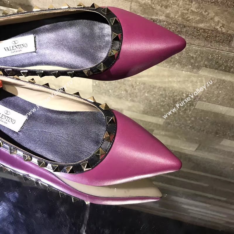 Valentino wine sandals flats shoes 4220