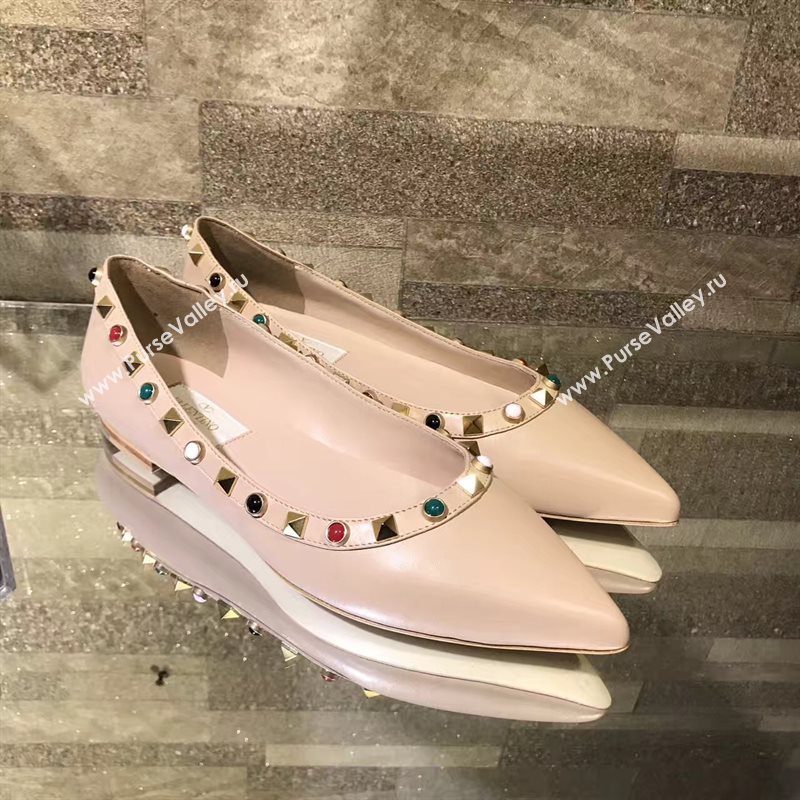 Valentino flats nude sandals shoes 4223