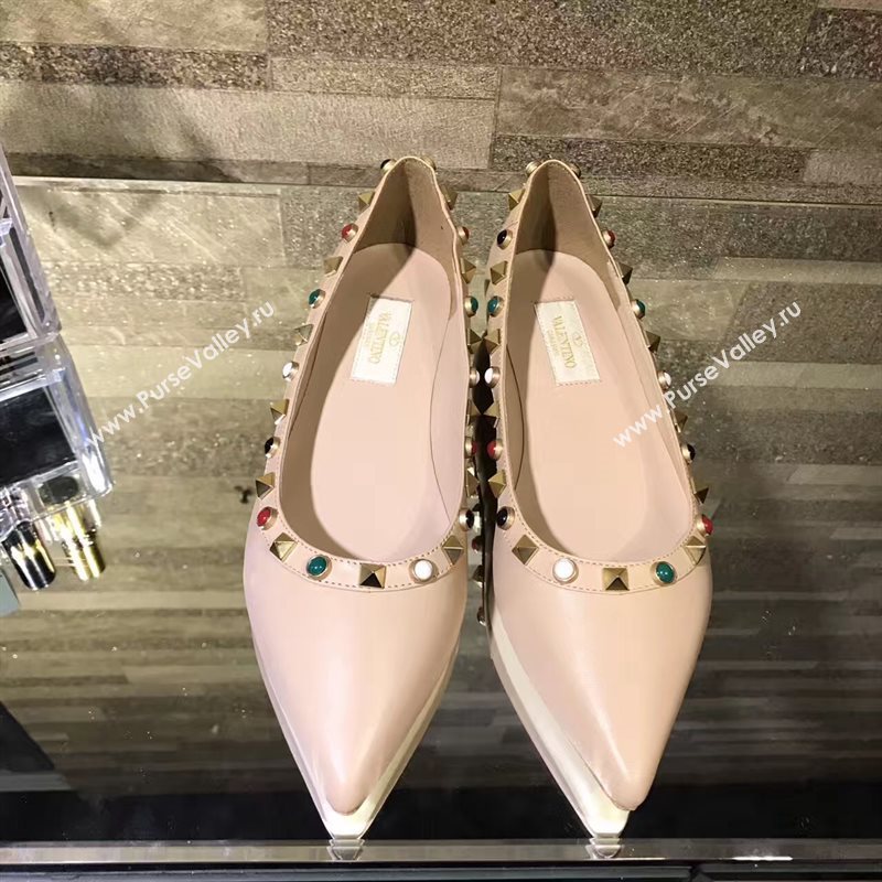 Valentino flats nude sandals shoes 4223