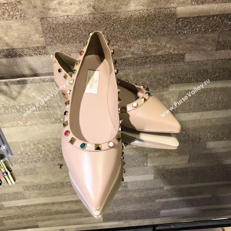 Valentino flats nude sandals shoes 4223