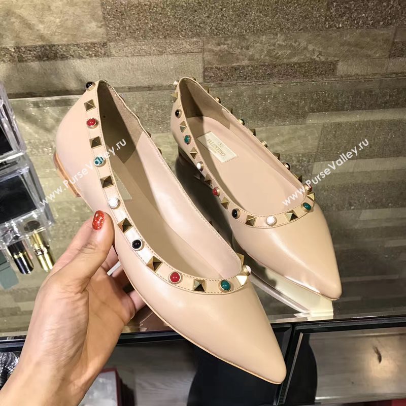 Valentino flats nude sandals shoes 4223