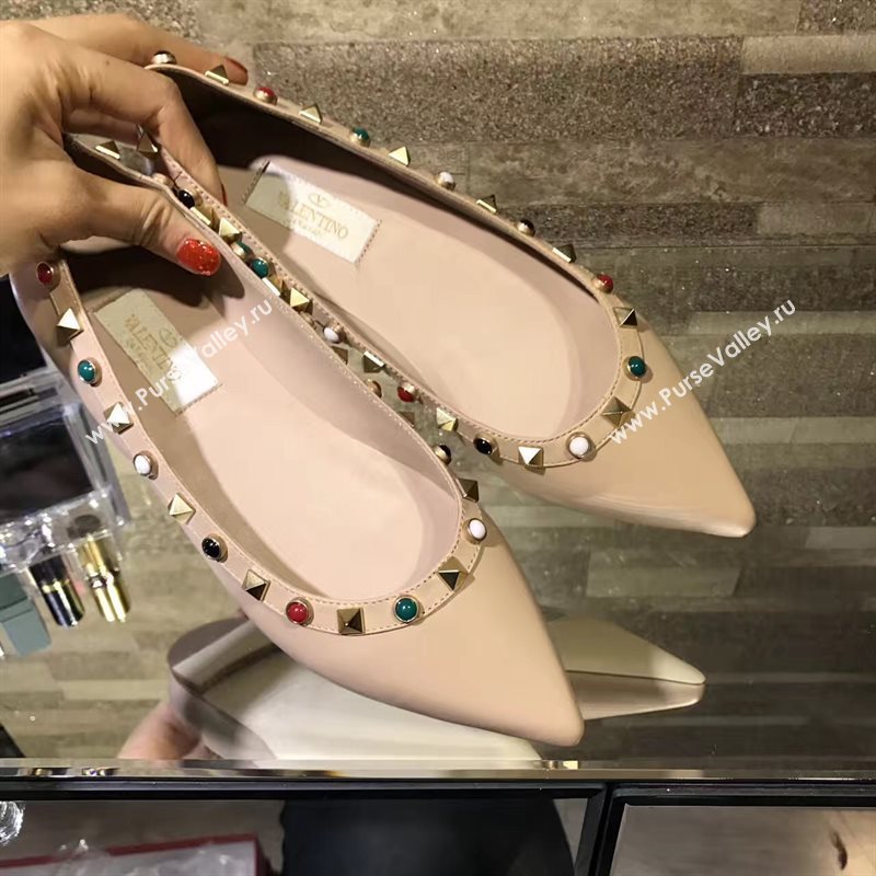 Valentino flats nude sandals shoes 4223