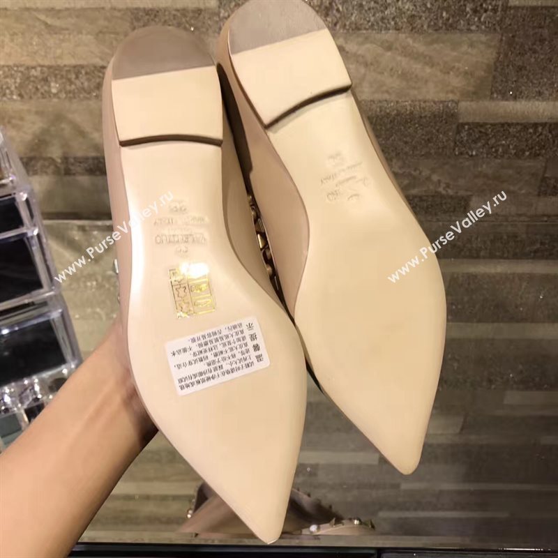 Valentino flats nude sandals shoes 4223