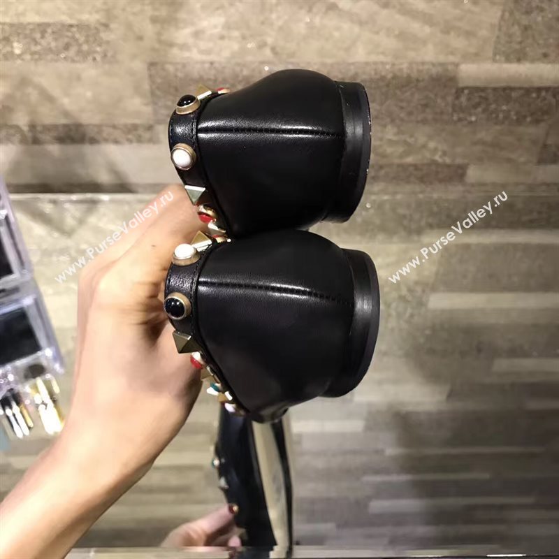 Valentino black sandals flats shoes 4224