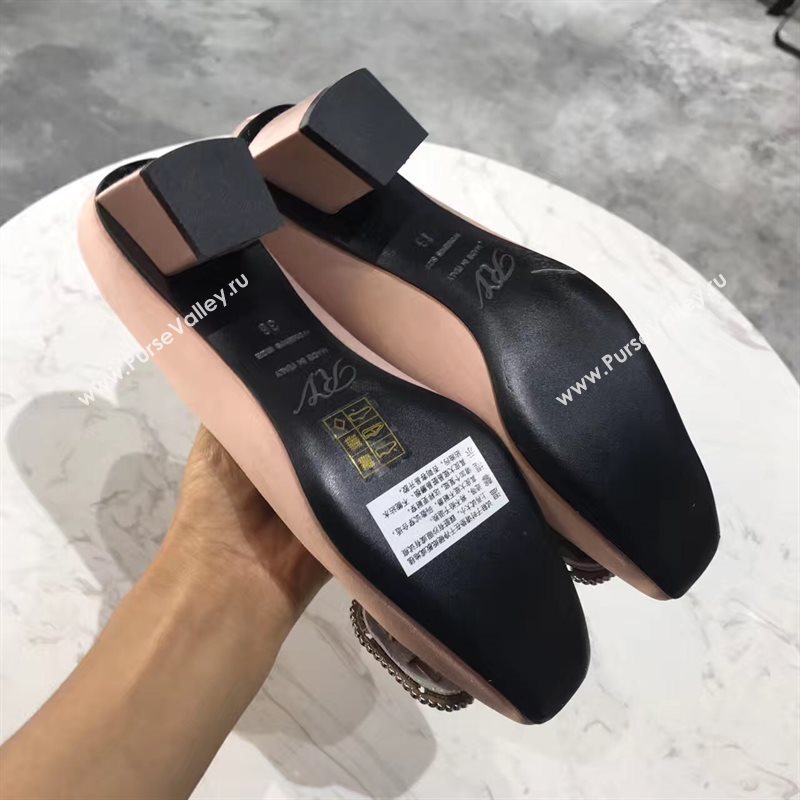 Roger Vivier RV heels gold sandals shoes 4347