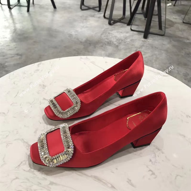 Roger Vivier RV heels red sandals shoes 4348
