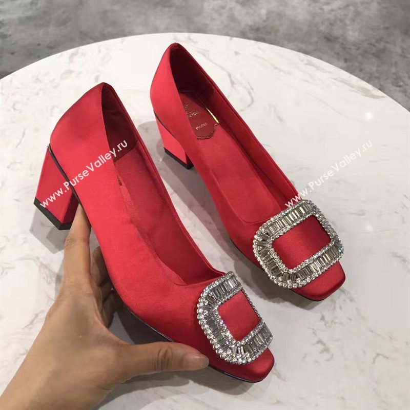 Roger Vivier RV heels red sandals shoes 4348