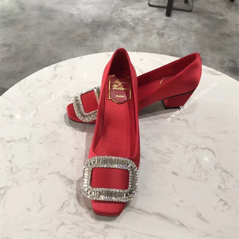 Roger Vivier RV heels red sandals shoes 4348