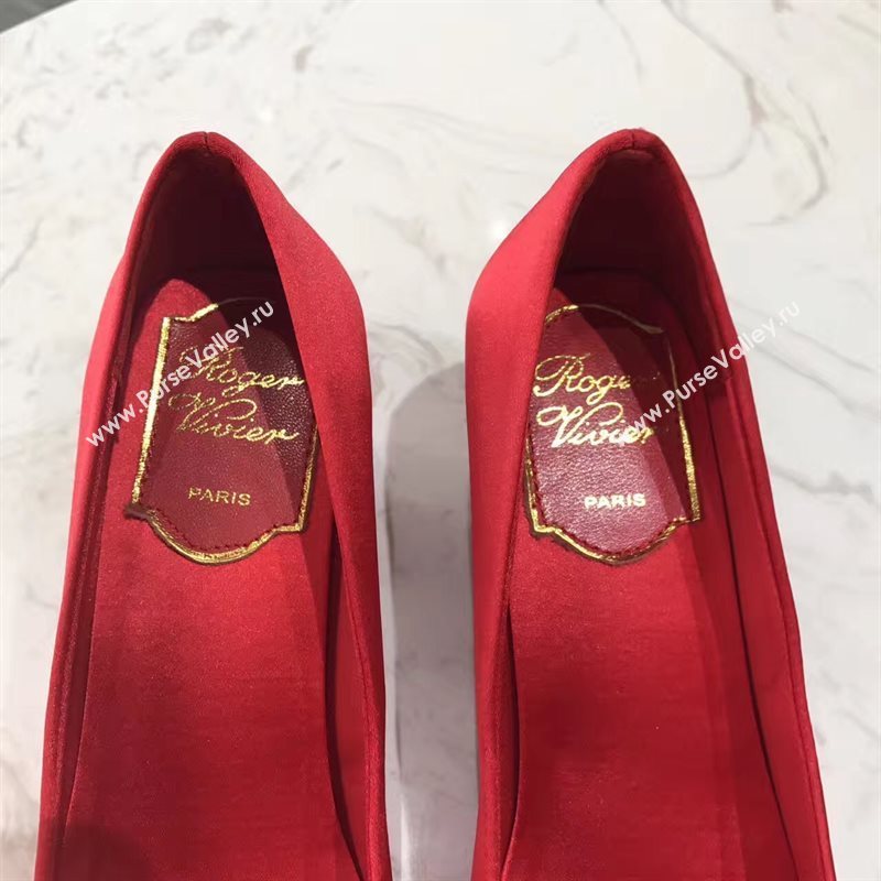 Roger Vivier RV heels red sandals shoes 4348
