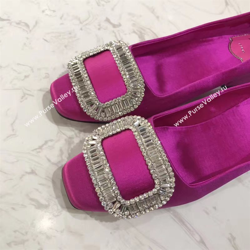 Roger Vivier RV heels sandals red rose shoes 4351