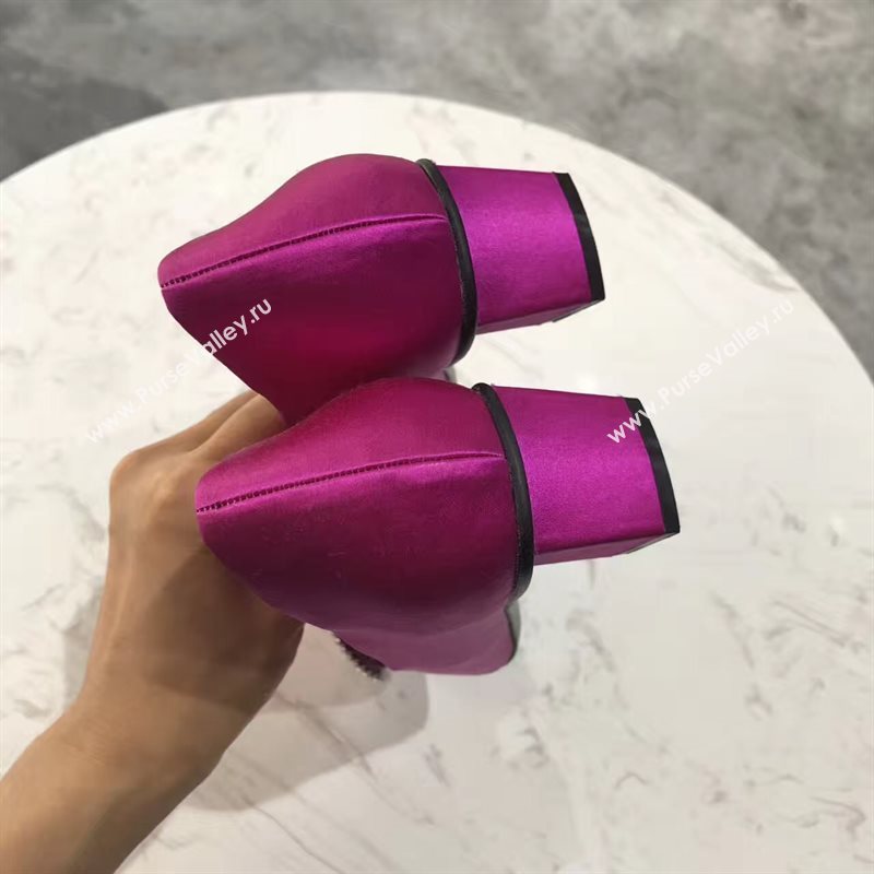 Roger Vivier RV heels sandals red rose shoes 4351