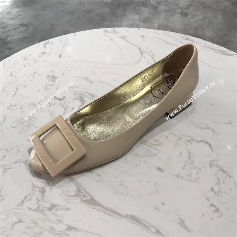 Roger Vivier RV heels sandals nude paint shoes 4353