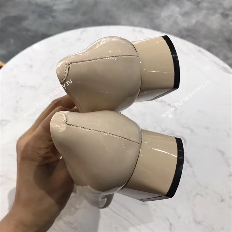 Roger Vivier RV heels sandals nude paint shoes 4353