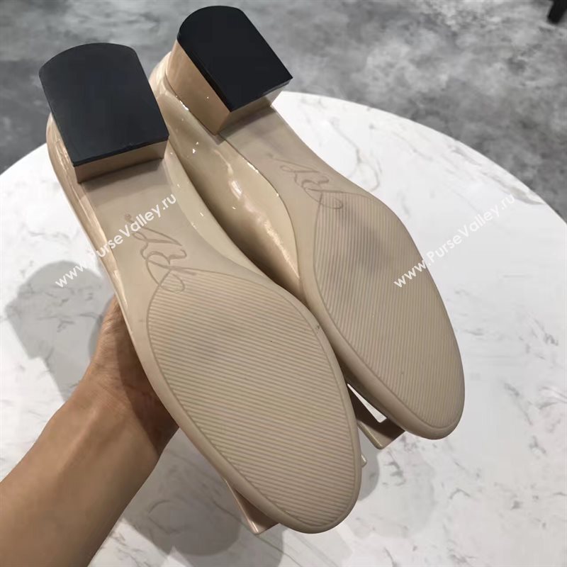 Roger Vivier RV heels sandals nude paint shoes 4353