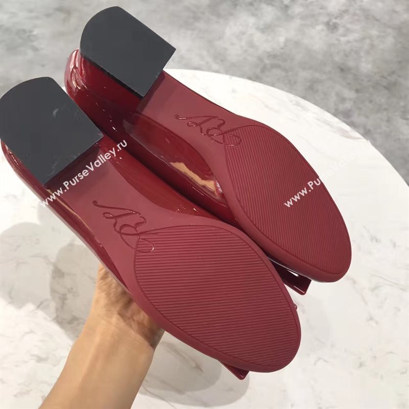 Roger Vivier RV heels sandals wine paint shoes 4354