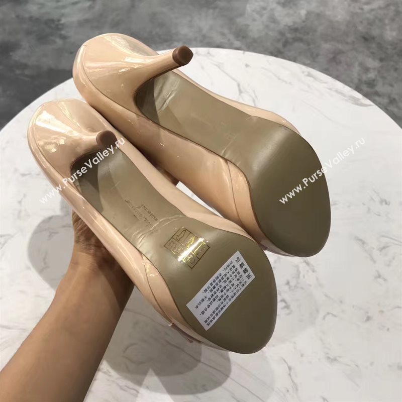 Ferragamo 9.5cm heels sandals nude paint shoes 4356