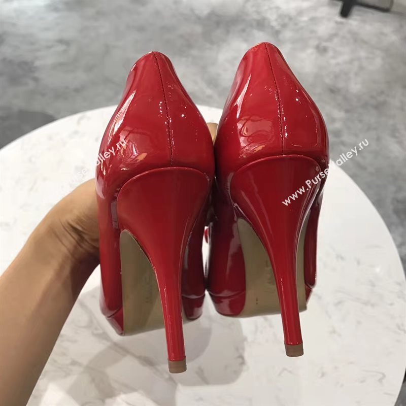 Ferragamo 9.5cm heels red sandals shoes 4358