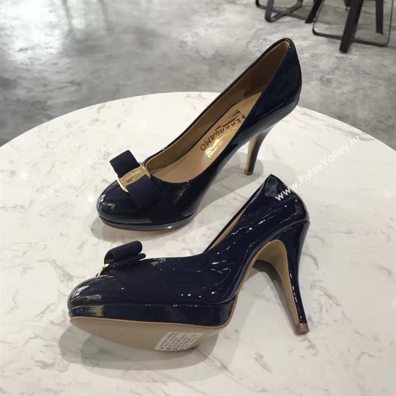 Ferragamo 9.5cm heels paint sandals shoes 4362