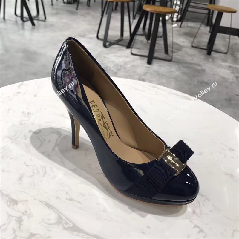 Ferragamo 9.5cm heels paint sandals shoes 4362