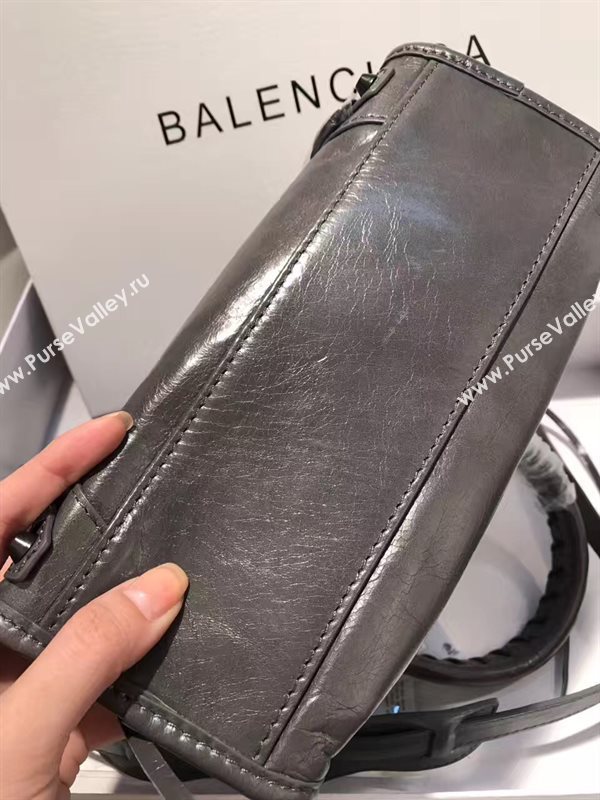 Balenciaga city dark mini gray bag 4365