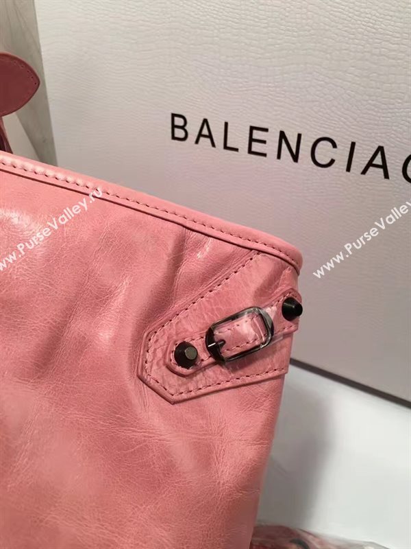 Balenciaga city large red rose bag 4367