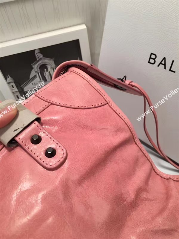 Balenciaga city large red rose bag 4367