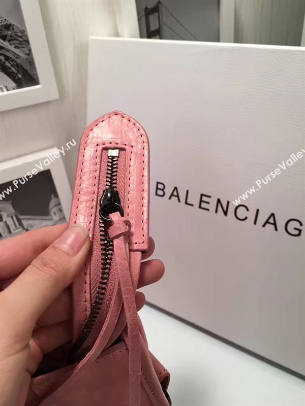 Balenciaga city large red rose bag 4367