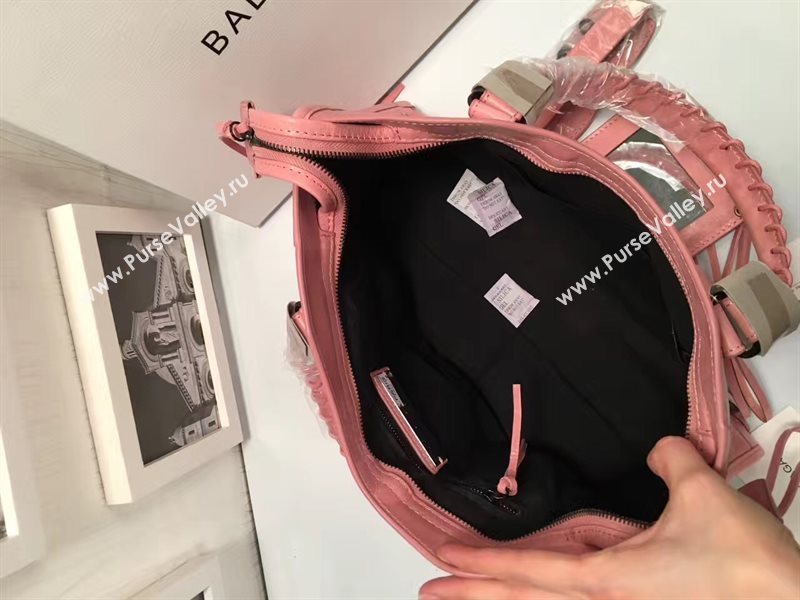 Balenciaga city large red rose bag 4367