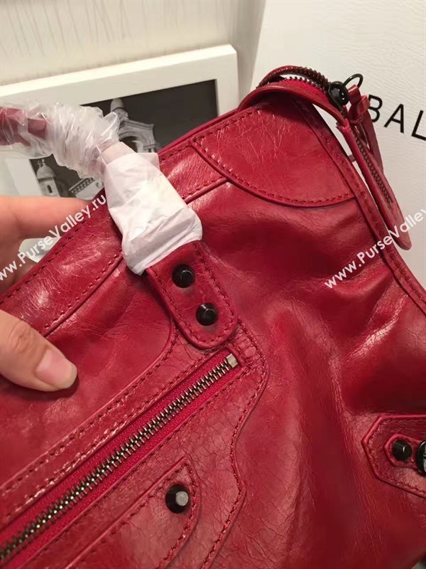 Balenciaga city wine large bag 4368